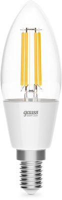 Умная лампа Gauss Smart Home C35 E14 4.5Вт 495lm (1230112)