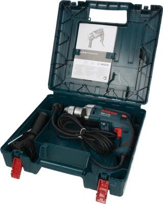 Дрель ударная Bosch GSB 16 RE Professional 750Вт патрон:быстрозажимной реверс (кейс в комплекте) (060114E500)