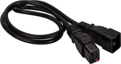 Шнур питания Lanmaster LAN-PP19L/20-3.0-BK C19-C20 проводник.:3x1.5мм2 3м 220В 16А черный