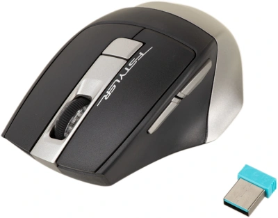 Мышь A4Tech Fstyler FB35 серый оптическая 2000dpi беспров. BT/Radio USB для ноутбука 6but (FB35 SMOKY GREY)