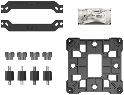 Устройство охлаждения(кулер) ID-Cooling SE-904-XT ARGB Soc-AM5/AM4/1200/1700/1851 черный 4-pin 14-29.1dB Al+Cu 180W 430gr Ret (SE-904-XT ARGB BLACK)