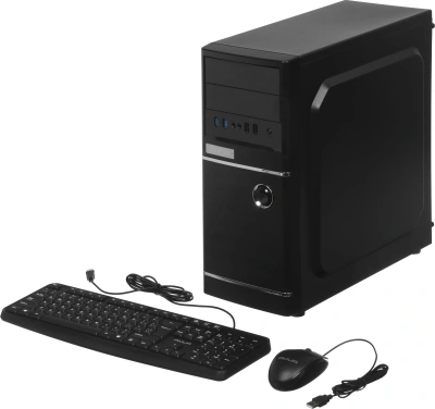 ПК Amur Нарвал A5A14 АМУЕ.466219.002 MT Ryzen 5 3400G (3.7) 8Gb SSD256Gb RX Vega 11 FreeDOS GbitEth 400W мышь клавиатура черный (RUS) (АМУЕ.466219.002 2169402)