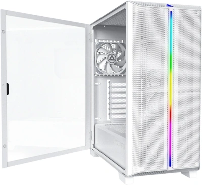 Корпус Montech Sky One Lite белый без БП ATX 5x120mm 5x140mm 2xUSB3.0 audio bott PSU