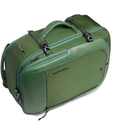 Рюкзак мужской Piquadro Lyss CA6929S143BM/VE зеленый тимьяновый полиэстер/натур.кожа