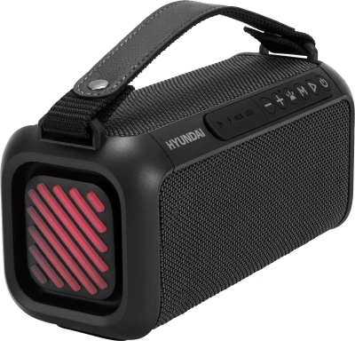 Колонка порт. Hyundai H-PS1007 черный 60W 2.0 BT 10м 2600mAh