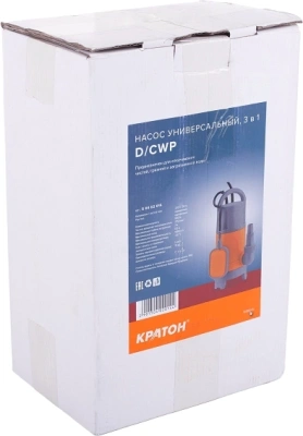 Насос дренажный Кратон D/CWP 900Вт 14000л/час центробежный (5 04 02 014)