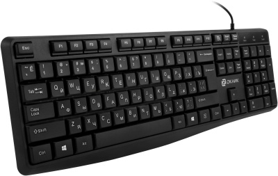 Клавиатура Оклик 145M черный USB (1659983) кабель 1.85м