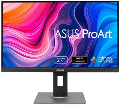 Монитор Asus 27" ProArt PA278QV черный IPS LED 4ms 16:9 DVI HDMI M/M матовая HAS Piv 350cd 178гр/178гр 2560x1440 75Hz DP 2K USB 7.56кг