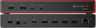 Стыковочная станция Lenovo 40BE0135EU Thunderbolt 4 черный 1xHDMI 2xDP 2xUSB Type-C 4xUSB 3.1