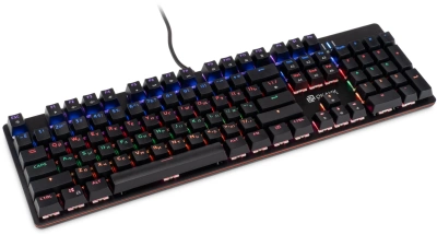 Клавиатура Оклик 990 G2 механическая черный USB Multimedia for gamer LED (1875240) кабель 1.8м