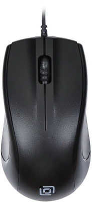 Мышь Оклик 185M черный оптическая 1200dpi USB для ноутбука 3but (945606)
