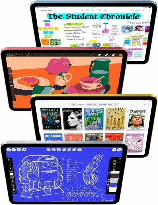 Планшет Apple iPad 2025 A3354 A16 Bionic 5C RAM6Gb ROM128Gb 11" IPS 2360x1640 iOS синий 12Mpix 12Mpix BT WiFi 10hr