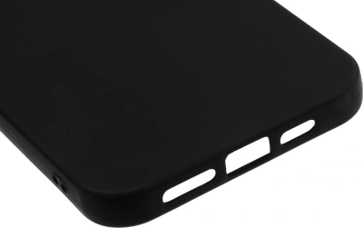 Чехол (клип-кейс) BoraSCO для Apple iPhone 14 Plus Silicone Case черный (70802)