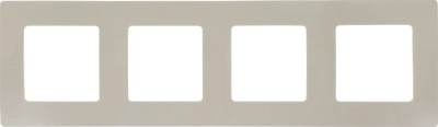 Рамка Legrand Etika 672514 накладная 4x ABS пластик слоновая кость