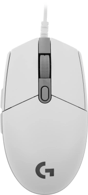 Мышь Logitech G102 LightSync белый оптическая 8000dpi USB 6but (910-005809)