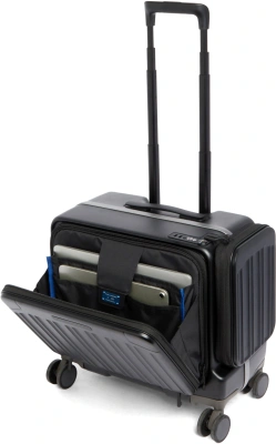 Чемодан Piquadro PQ LIGHT BV7295PQL/NO 46x43x26см 42л. 3.67кг. поликарбонат черный матов.