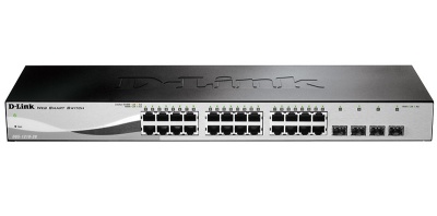 Коммутатор D-Link DGS-1210-28/F3A 28x1Гбит/с 4xКомбо(1000BASE-T/SFP) настраиваемый
