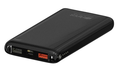 Мобильный аккумулятор Hiper Quick 10000 10000mAh 2.4A QC PD 2xUSB черный (QUICK 10000 BLACK)