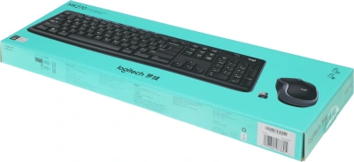 Клавиатура + мышь Logitech MK270 клав:черный мышь:черный USB беспроводная Multimedia (920-003381)