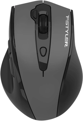 Мышь A4Tech Fstyler FG55S Plus серый оптическая 3200dpi беспров. USB 7but