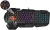 Клавиатура A4Tech B310N черный USB Multimedia for gamer LED (подставка для запястий) кабель 1.8м
