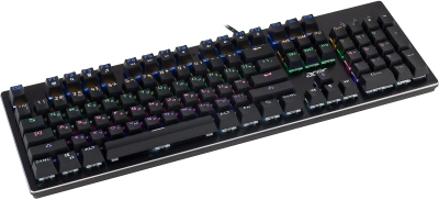 Клавиатура Acer OKW127 механическая черный USB Multimedia for gamer LED (ZL.KBDEE.00H) кабель 1.8м
