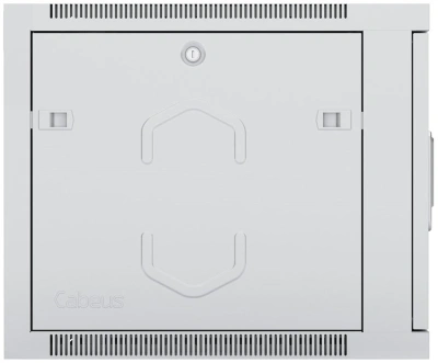 Шкаф коммутационный Cabeus (SH-05F-6U60/35M) настенный 6U 600x350мм пер.дв.металл 60кг серый 290мм 13кг 220град. 368мм IP20 сталь