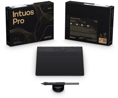 Графический планшет Wacom Intuos Pro PTK470K0B USB Type-C черный