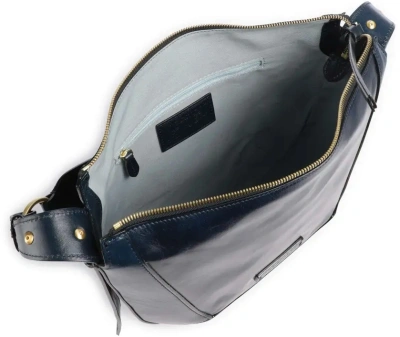 Сумка женская The Bridge Fedora 04320401/YH темно-синяя натур.кожа