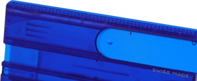 Швейцарская карта Victorinox SwissCard Classic (0.7122.T2) синий полупрозрачный коробка подарочная