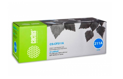 Картридж лазерный Cactus CS-CF211A CF211A голубой (1800стр.) для HP LJ Pro 200 M251/M276