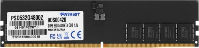 Память DDR5 32GB 4800MHz Patriot PSD532G48002 Signature RTL PC5-38400 CL40 DIMM UDIMM 288-pin 1.1В dual rank Ret