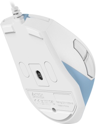 Мышь A4Tech Fstyler FM45S Air голубой/белый оптическая 2400dpi silent USB 7but (FM45S AIR USB (LCY BLUE))