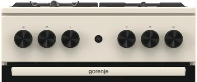 Плита Газовая Gorenje GG5A12BEF бежевый (без крышки) реш.чугун