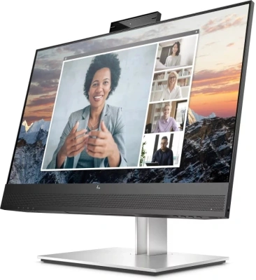 Монитор HP 23.8" E24m G4 Conferencing черный IPS 16:9 HDMI M/M Cam матовая HAS Piv 300cd 178гр/178гр 1920x1080 75Hz DP FHD 7.39кг