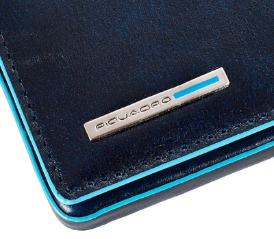 Чехол для визитных карт Piquadro Blue Square PP1263B2/BLU2 синий натур.кожа
