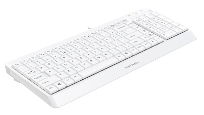 Клавиатура A4Tech FK15 белый USB (FK15 WHITE) кабель 1.5м