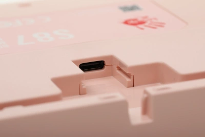 Клавиатура A4Tech S87 Energy механическая розовый USB for gamer LED (S87 USB ENERGY PINK) кабель 1.8м