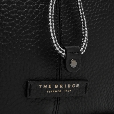 Рюкзак мужской The Bridge Manfredi 064736QQ/7R черный натур.кожа