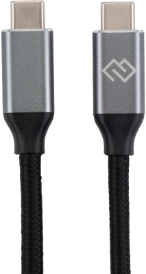 Кабель Digma D-TYPE-C-USB3.2-100W-4K-2M USB Type-C (m)-USB Type-C (m) 2м черный