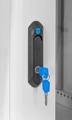 Шкаф коммутационный ЦМО (ШРН-12.350) настенный 12U 600x359мм пер.дв.стекл 200кг серый 300мм 14кг 180град. 612мм металл