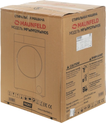 Стиральная машина Maunfeld MFWM129WH05 класс: A+++ загр.фронтальная макс.:9кг белый инвертор