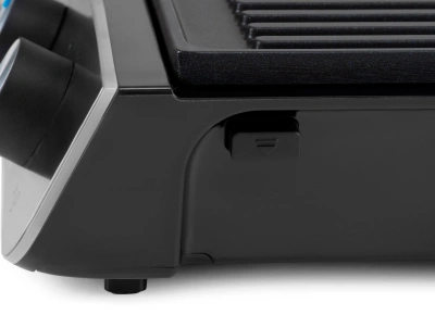 Электрогриль Domfy Metal DSM-EG502 2200Вт черный/серебристый