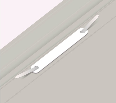 Папка-скоросшиватель Бюрократ Люкс -PSL20GREY A4 прозрач.верх.лист пластик серый 0.14/0.18