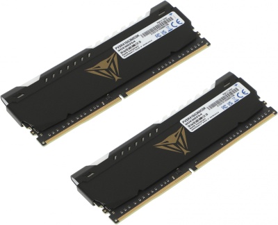 Память DDR4 2x8GB 3600MHz Patriot PVSR416G360C0K Viper Steel RGB RTL Gaming PC4-28800 CL20 DIMM UDIMM 288-pin 1.35В dual rank с радиатором Ret