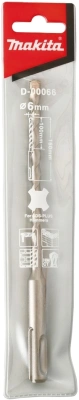 Бур Makita D-00066 по бетону Д=6мм Дл=160мм (1пред.)