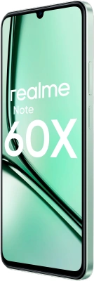 Смартфон Realme RMX3938 Note 60х 128Gb 4Gb зеленый моноблок 3G 4G 2Sim 6.74" 720x1600 Android 14 8Mpix 802.11 a/b/g/n/ac GPS GSM900/1800 GSM1900 A-GPS microSD max2048Gb
