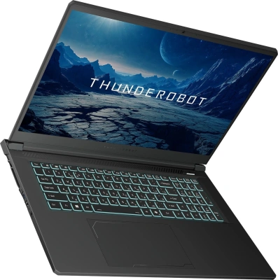 Ноутбук Thunderobot Range 17 G2A Evo Ryzen 7 H255 16Gb SSD1Tb NVIDIA GeForce RTX5050 8Gb 17.3" IPS FHD (1920x1080) Windows 11 Pro black WiFi BT Cam (JT009U00QRU)