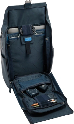 Рюкзак мужской Piquadro Tebe CA7158W144/BLU синий натур.кожа