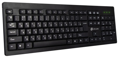 Клавиатура Оклик 95M черный USB (1788106) кабель 1.6м